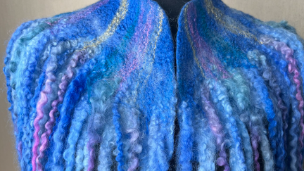 Collar With Locks: Wet Felting