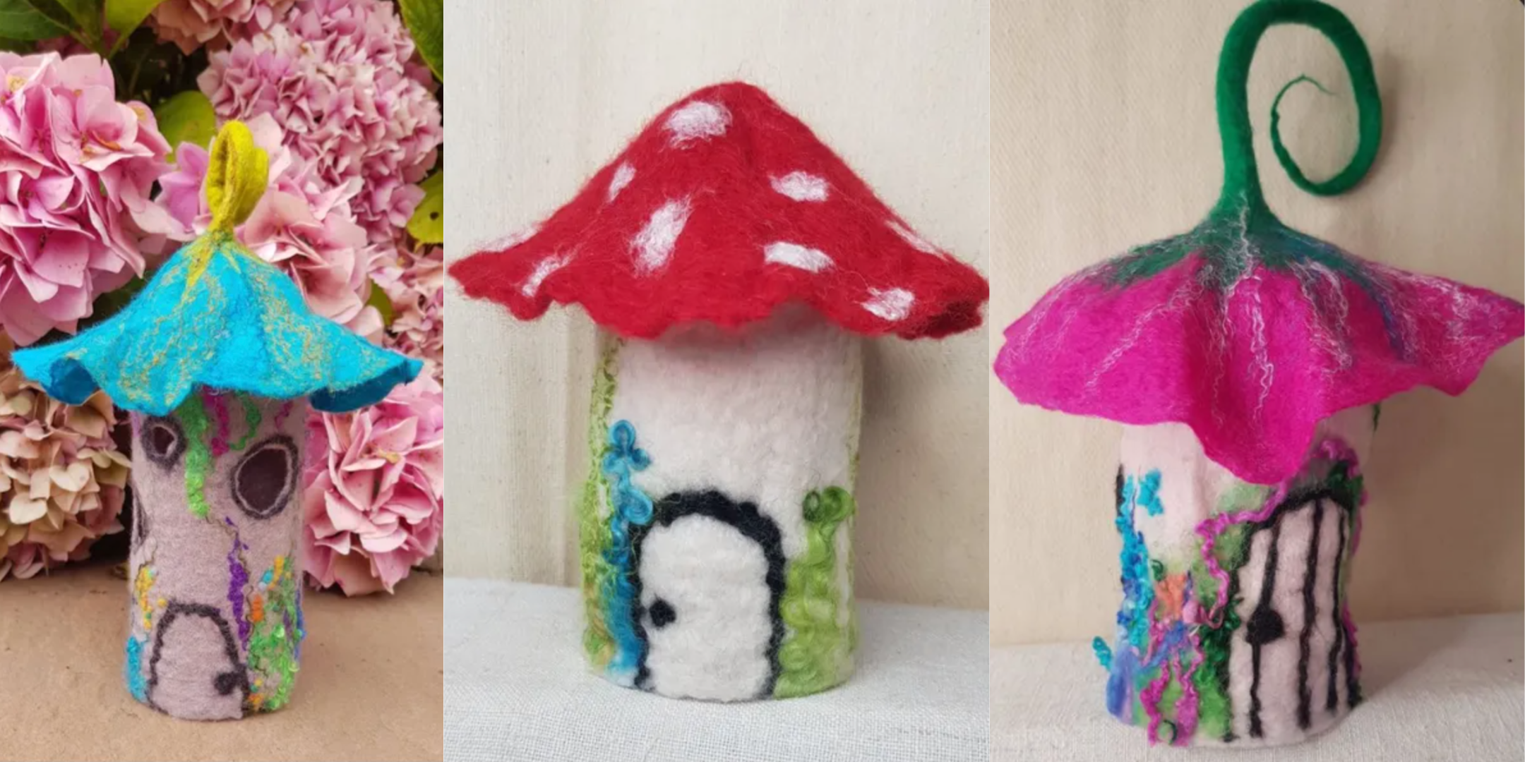 Fairy House: Wet Felting